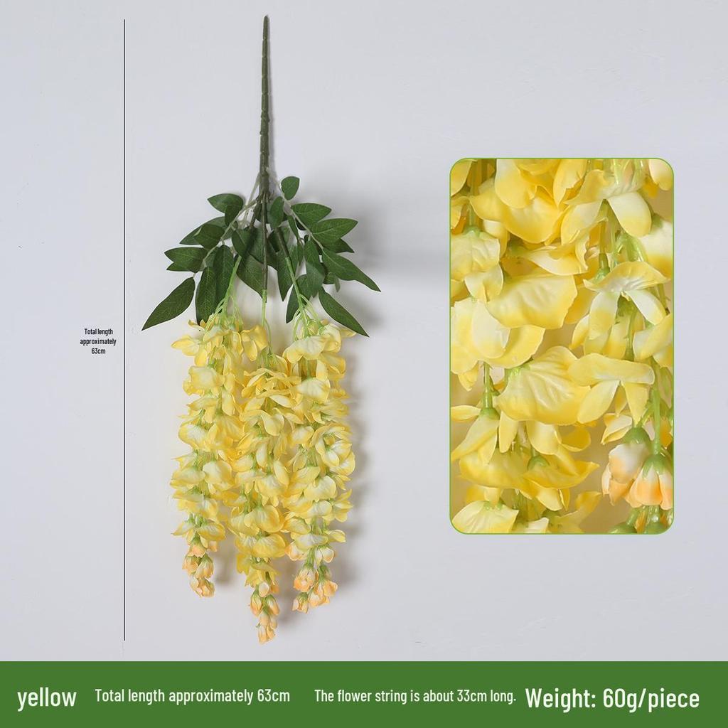 Ailanthus Wisteria Silk Vine - Artificial Hanging Flowers for Wedding & Photography Decor