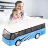 Bus Model Alloy Bus Statue Parent Child Interaction Bus Sculpture Lifelike Exquisite Collectible Vehicle Model for Boys Girls