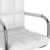Dining Chair White Faux Leather