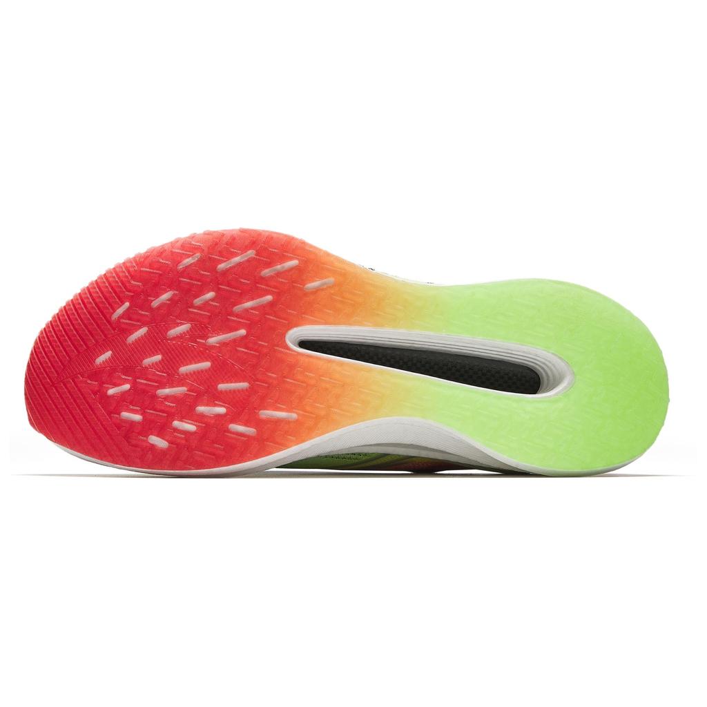 Anta Marathon Dämpfung Atmungsaktiv Low-Top Durchgehende Carbonplatte Trainingslaufschuhe Herren Sneaker Rosa Grün Weiß 912425588-8