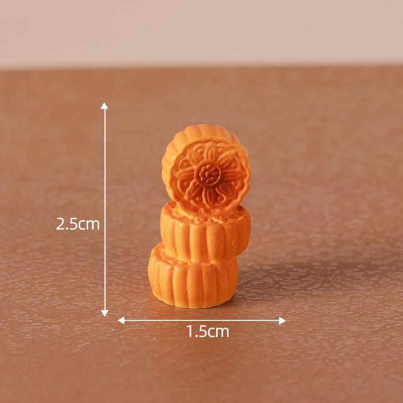 Cute Mid-Autumn Festival MooncakesRabbitsAnimal Garden Landscaping Decorations Accessoriesand Small Desktop Ornaments