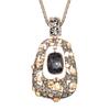 2025 Korean Style Crystal Sweater Necklace: Long Sparkling Diamond Pendant for Autumn & Winter