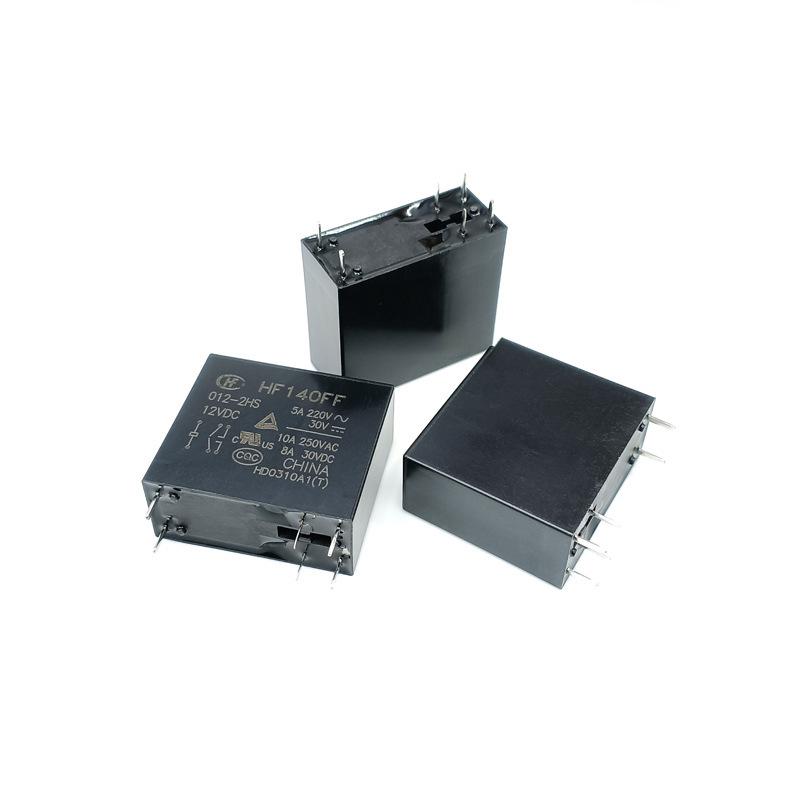 New Genuine Hongfa Relay HF140FF: 12V/24V, 6-Pin, 10A, Dual NO Configuration