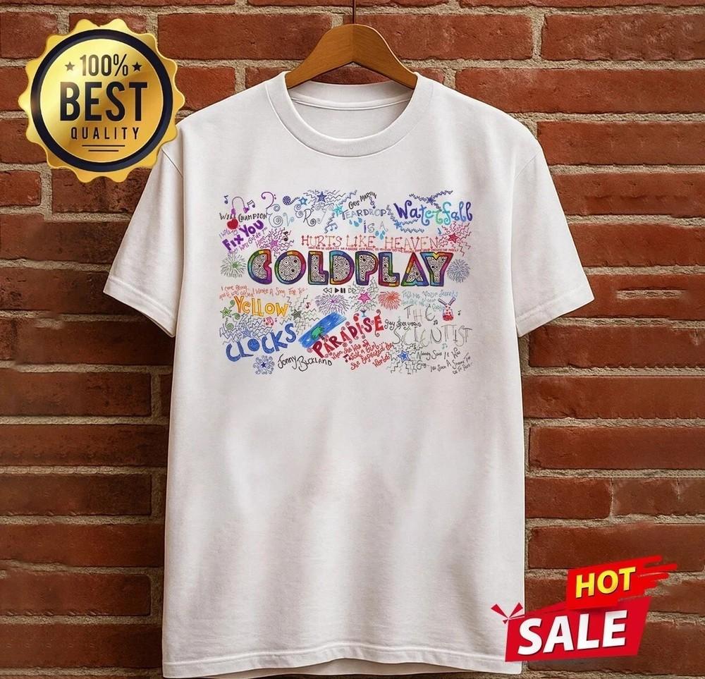 Coldplay Music Of The Spheres Tour 2025 T-Shirt Unisex T-Shirt XXXXL