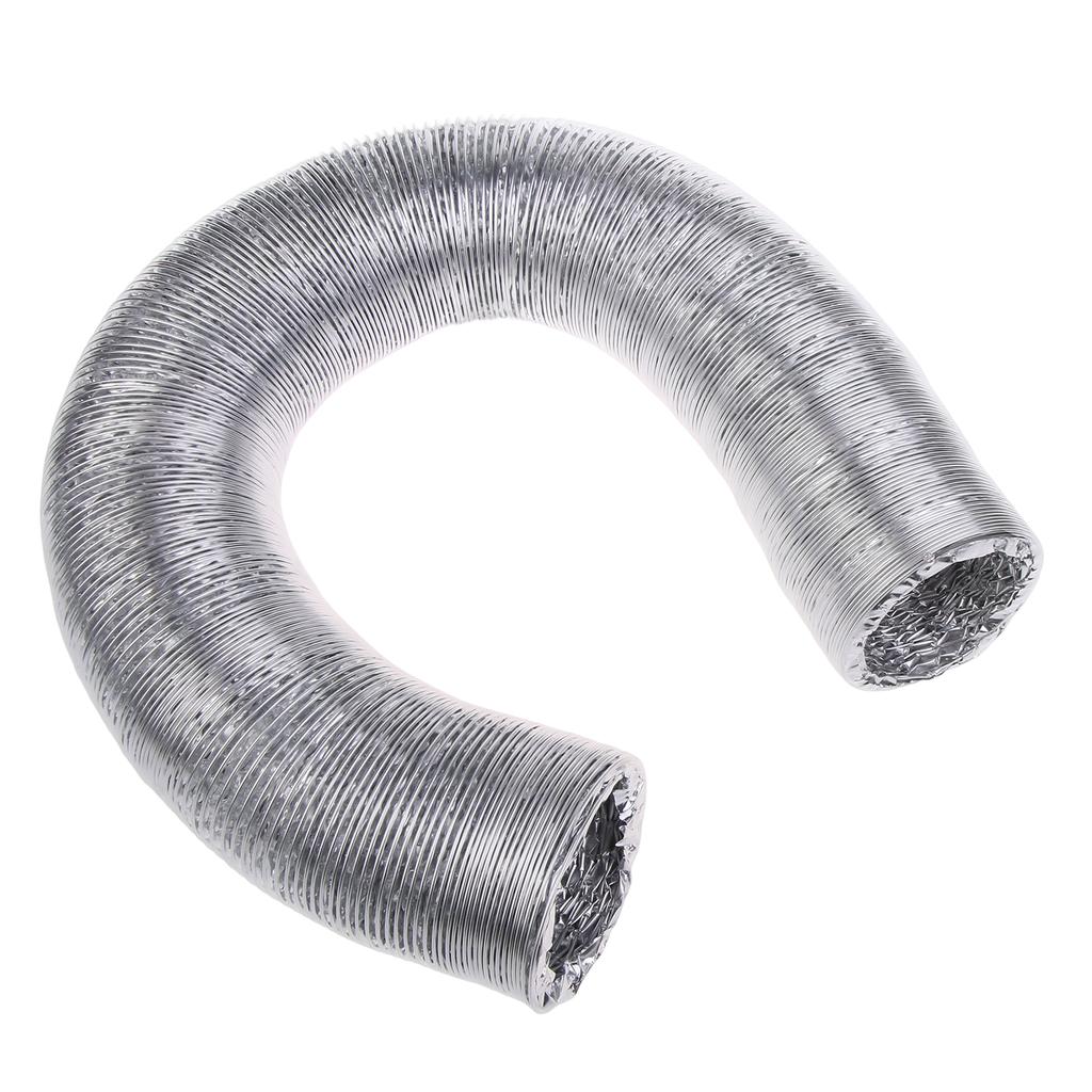 Dryer Vent Hose Air Duct Aluminum Ducting with 2 Screw Clamps 1.97in Diameter Dryer Vent Hose for Air Conditioning