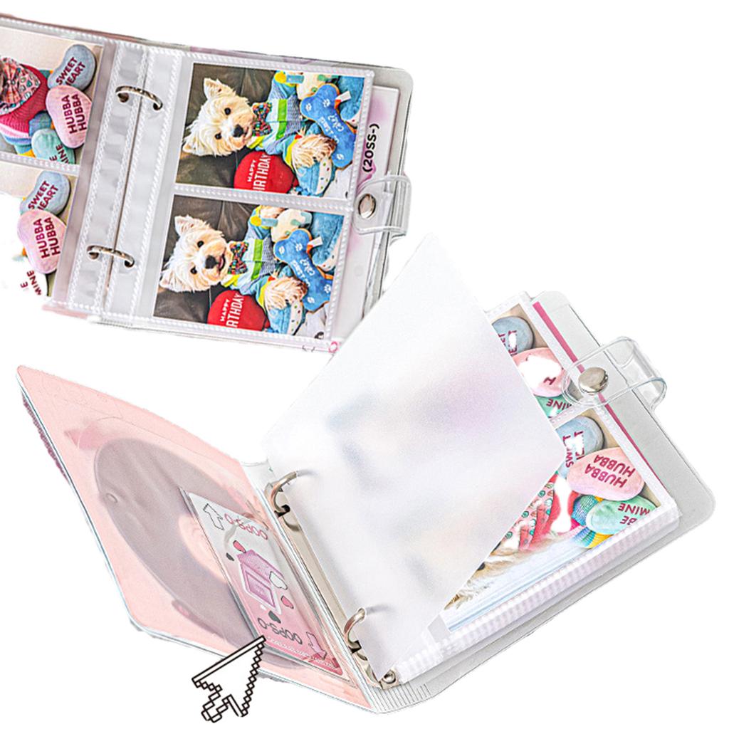 Retro CD Korean Idol Photocards Collect Book Binder A7 Notebook Cover Stationery Photo Album DIY Card Storage Organizer