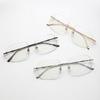 Women's Luxury Photochromic Myopia Glasses Rimless Ultra-Light Fashionable Minus Diopter Eyeglasses Blue Light Blocking Goggles
