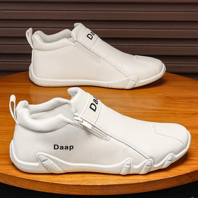 New British Style Fashion Short Boots Men Luxury Leather Anti Slip Comfortable Work Shoes Outdoor Travel Sports Casual Shoes