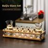 Luxury Small Whiskey Glasses Set Home Use Bullet Cup Pouring Vessel Premium Quality Glassware for Fine Wine And Spirit Tasting