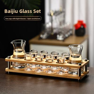Luxury Small Whiskey Glasses Set Home Use Bullet Cup Pouring Vessel Premium Quality Glassware for Fine Wine And Spirit Tasting