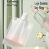 Transparent Clamshell Packaging Bag Plastic Stand Up Spout Pouch Portable Travel Fluid Makeup Packing Bag For Lotion Shampoo