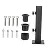 Patio Umbrella Stand Heavy Duty Metal Adjustable Flag Pole Holder Umbrella Tube Mount for Backyard Garden Patio Pool Deck