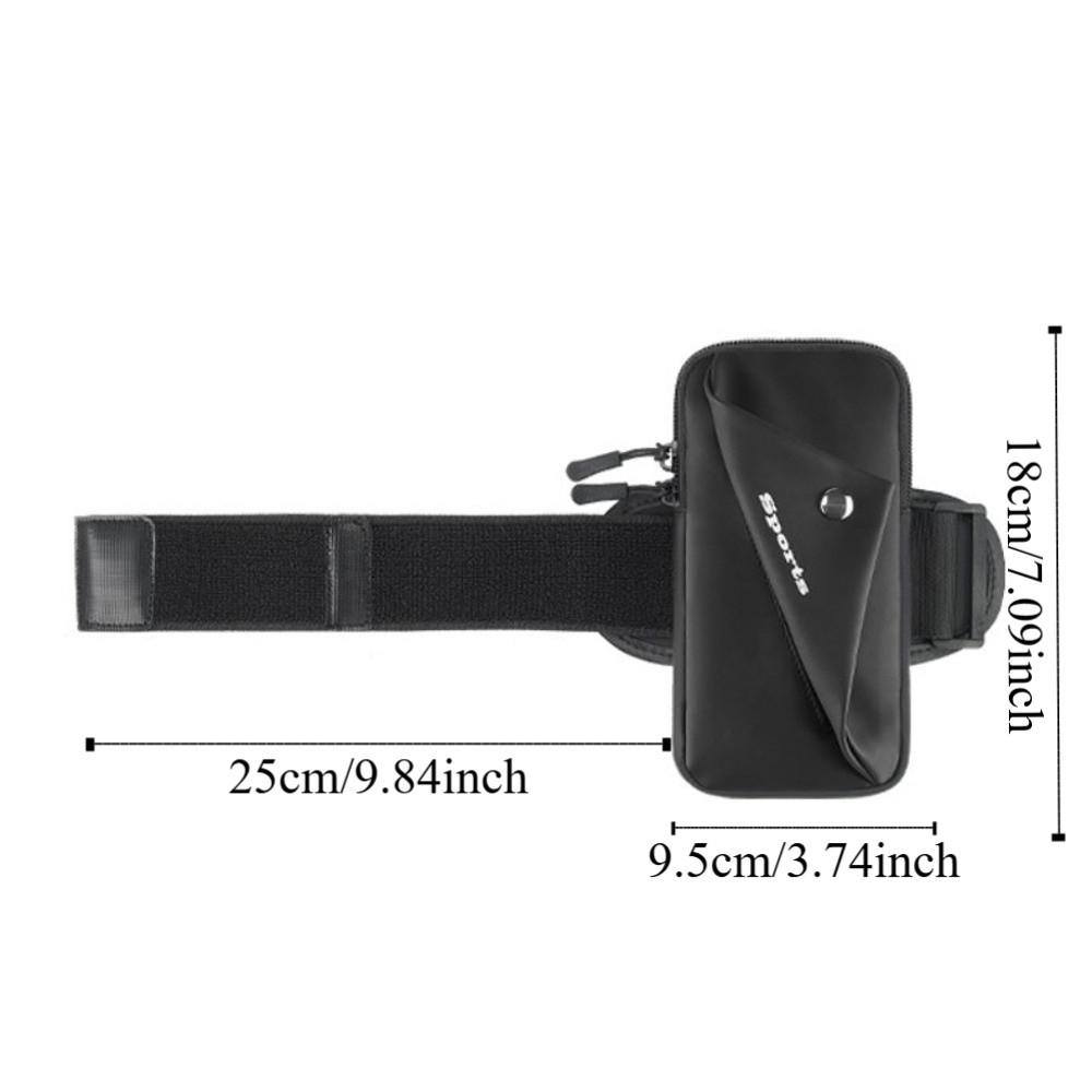 Waterproof Running Phone Arm Bag Lightweight Large Capacity Running Phone Holder Vertical Unisex Armband Sports Phone Bag