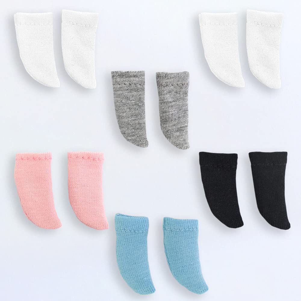 Niannyyhouse Obitsu 11 Socks, Set of 6, for OB11 Size Obitsu 11cm Dolls