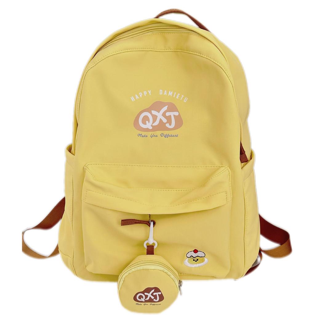 School Bag Korean New Niche Design Backpack Large Capacity Student High Value Versatile School Bag Outdoor Travel Backpack