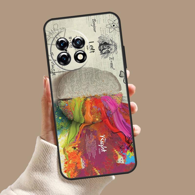 Brain Art Case For OnePlus Nord CE 3 Lite CE4 2 2T N10 N20 N30 OnePlus 12 11 9 10 Pro 8T 10T 12R Cover