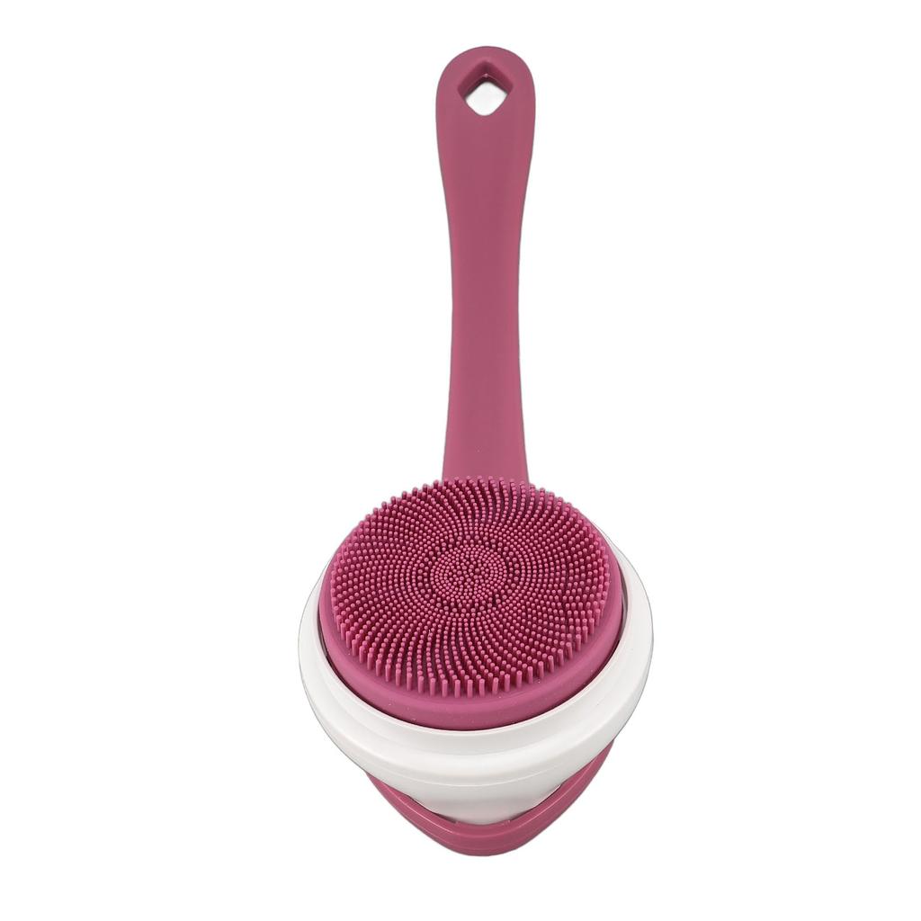 Electric Shower Brush Set Multifunctional IPX6 Water Proof   Handle Cordless Back Scrubber Automatic Body Bath Brush