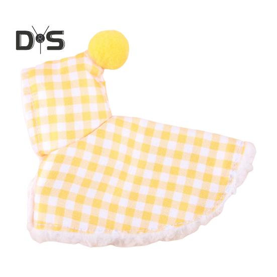 

Одежда для маленьких животных для попугая, зимний костюм птицы, теплый плащ-шаль для попугая, реквизит для фотосъемки домашних животных для попугаев, волнистый попугайчик L жёлтый