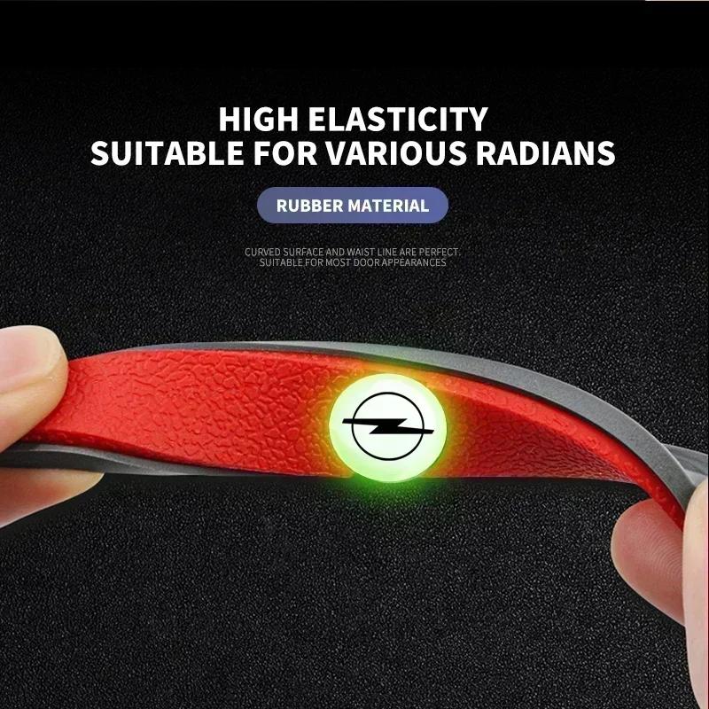 CJB1 Car Door Luminous Anti-collision Strip Protective Stickers For Opel Insignia Astra H G J Antara Vectra Vivaro Corsa C D Zafira B