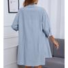 YYFS Completi da Donna Moda Casual Stampa Colore Unico Vita Alta Pantaloncini Sportivi