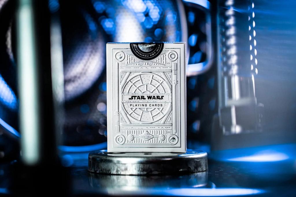 Theory11 Star Wars Silver Edition Light Side Playing Cards (White)