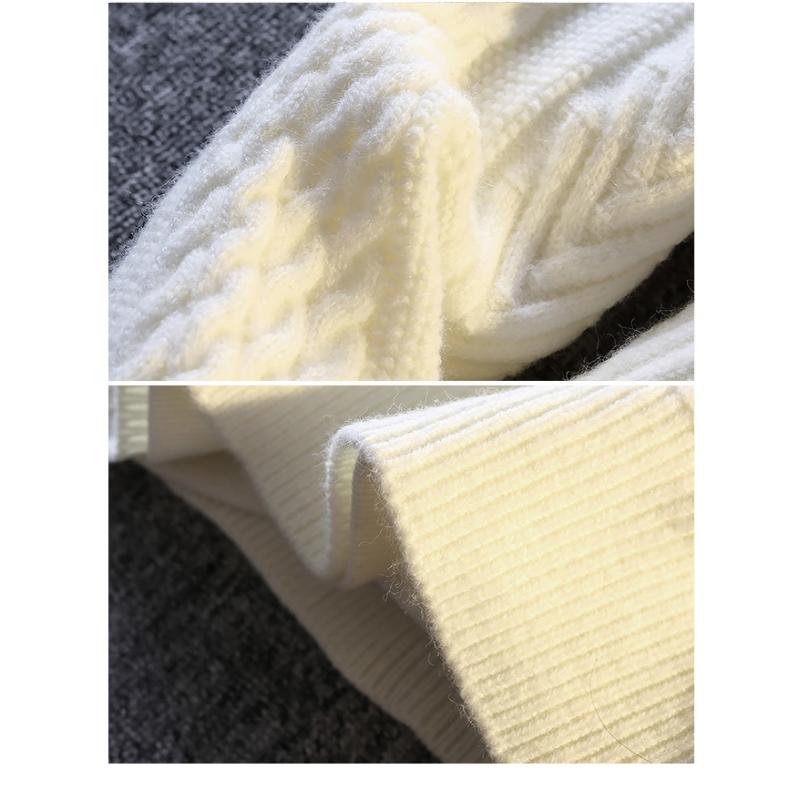 Solid Color Long-sleeved Pullover Sweater Round Neck Men's Fashionable Casual Top