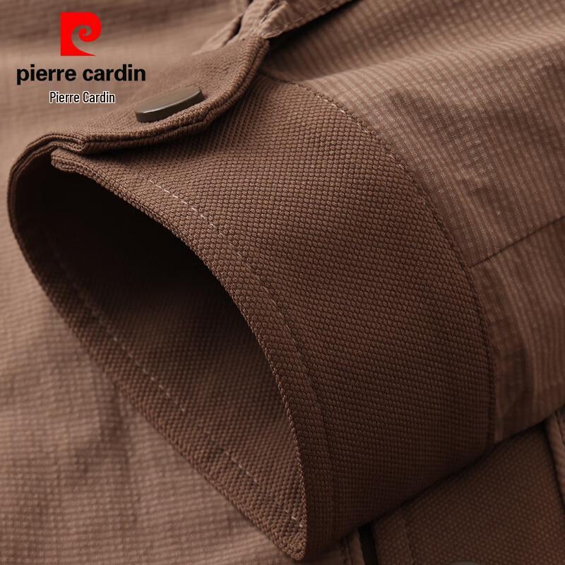 Veste à revers deux pièces en faux cuir Pierre Cardin pour homme