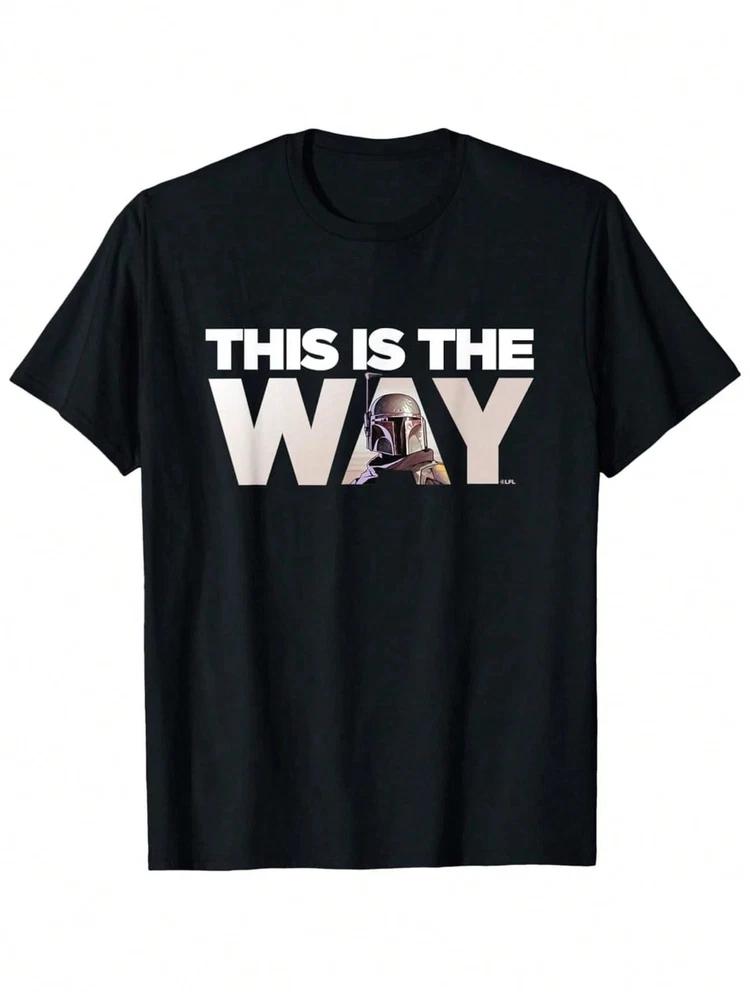Tshirt Happy Star Wars This Is The Way Boba Unisex Unisex Unisex S