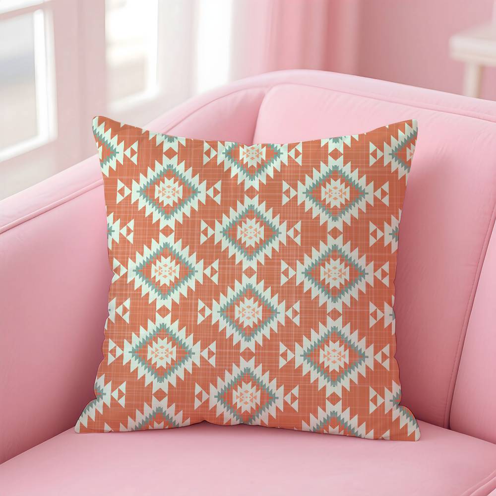 ART Native Fabric Pattern Pillow Case Pattern Printing Pillowcase Living Room Sofa Cushion Cover Bedroom Room Decor