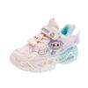 Labubu Mädchen Leuchtende Mesh Laufschuhe - Herbst 2025: Atmungsaktiv, Weiche Sohle, Lederoberfläche Sportsneaker
