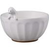 Cute Tableware WHITE ZOO Rice Bowl with Seal Figure SAN3398-2