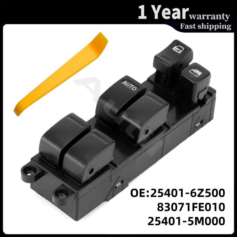 ABS Front Left Electric Window Control Switch 25401-6Z500 Direct for Nissan Sentra 2000-2006 Almera Tino LHD Car Accessories