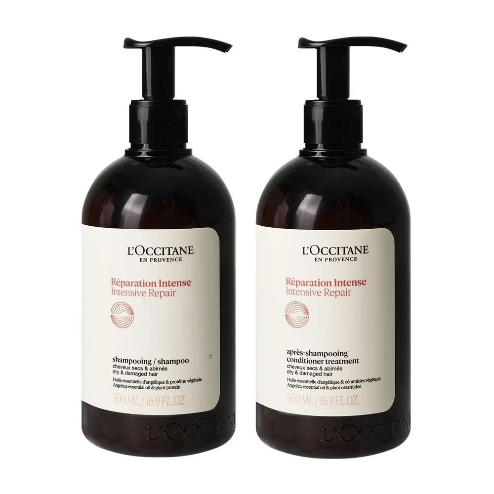 L OCCITANE Intensive Repair Shampoo + Conditioner 500ml Set