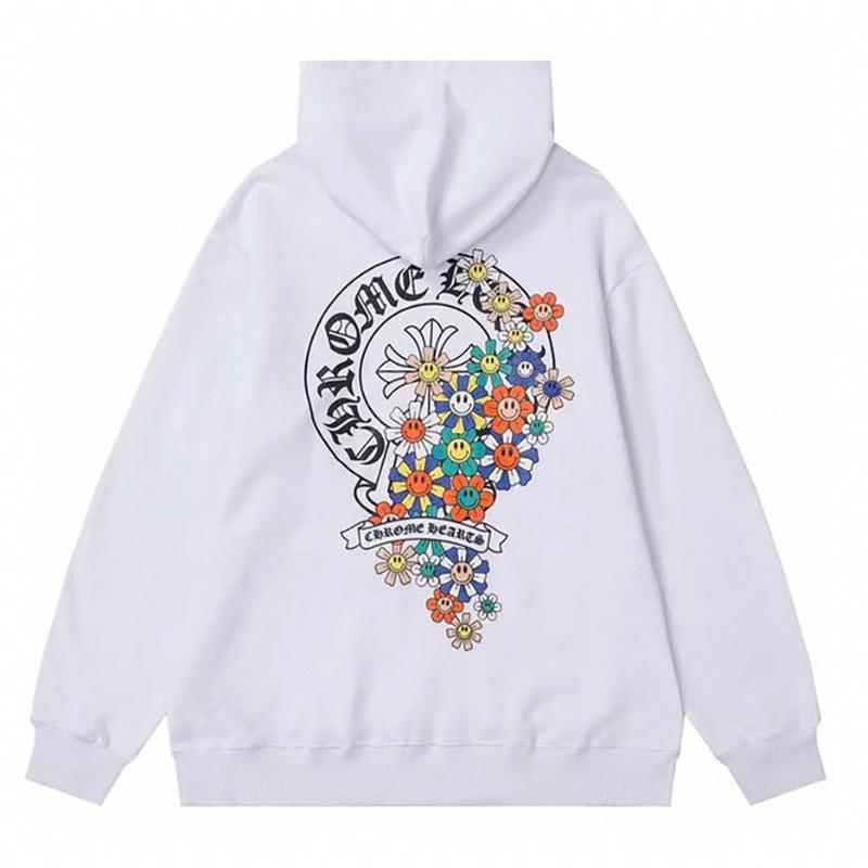 855 CHROME HEARTS 2025 Toamnă și Iarnă Nou Hanorac cu Glugă cu Logo Stil Clasic Mărimi Mari, Potrivit pentru Cupluri