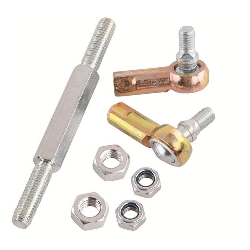 M8 16cm Universal Steering Shaft Assembly Tie Pull Rod Ball Joint for Motorcycle ATV Dirt Bike Go Kart Scooter