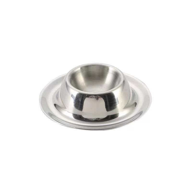 Stainless Steel Egg Holder And Sauce Dish For Kitchen Use