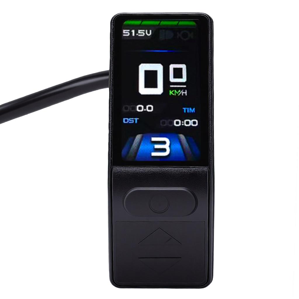 LCD displej pro elektrokolo TF04 Vodotěsný tachometr pro elektrokolo s SM konektorem pro úpravu