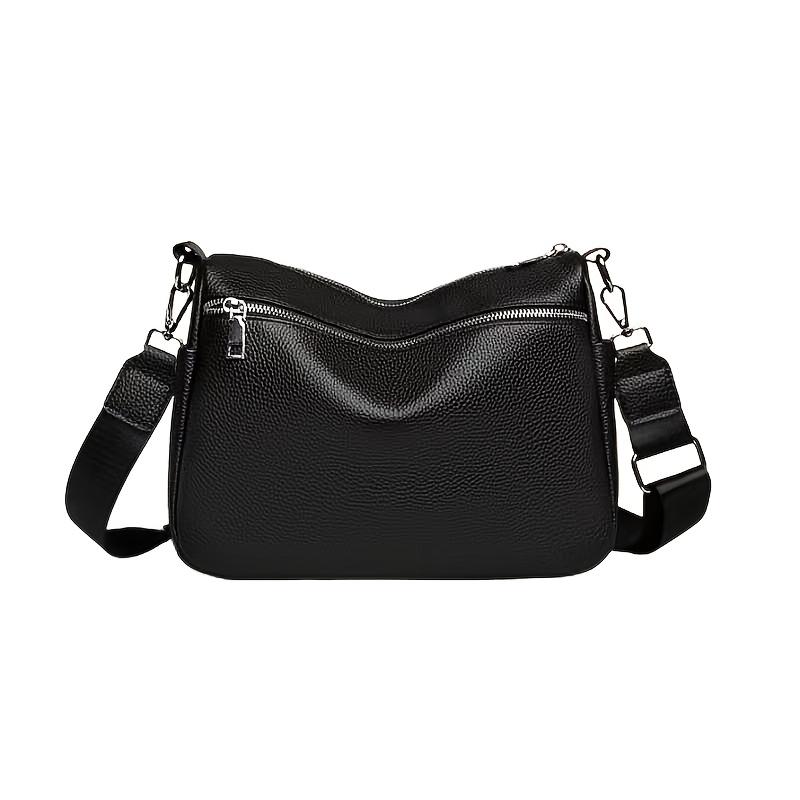 Ledertaschen Echtes Leder Mehrfachfach Umhänge-/Schultertasche für Damen