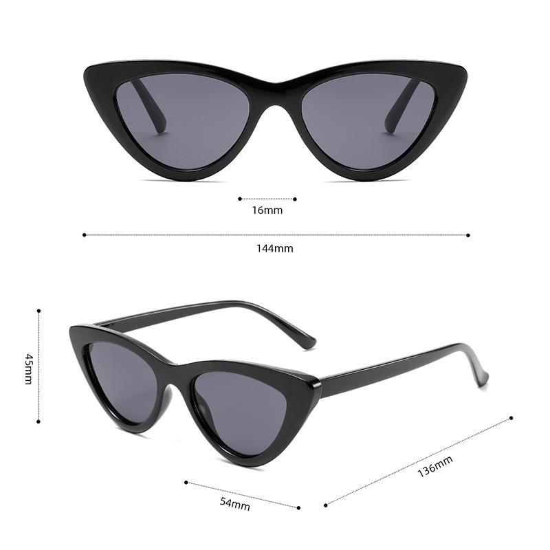 Cat Eye Women Sunglasses UV400 Protection Retro Style Multiple Color Options Available for Fashionable Daily Wear Outdoor