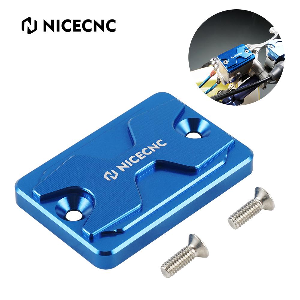 NiceCNC Raptor 700 ATV Front Brake Reservoir Fluid Cover Cap For Yamaha Raptor 700 YFZ450R For Honda TRX450R OEM B16-F5852-00-00 синий