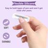 Self-Adhesive Silicone Pen Clip Wall Mounted Pencil Clip Desktop Marker Pen Ballpoint Pen Storage Holder Home Office Organizer