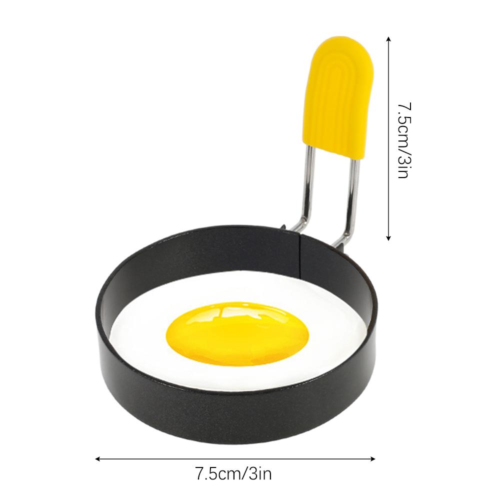 Fried Egg Mold Egg Circle Ring Mold Non-stick Round Omelet Model Cooking Breakfast Pan Egg Cooker Accessories Kitchen Tools