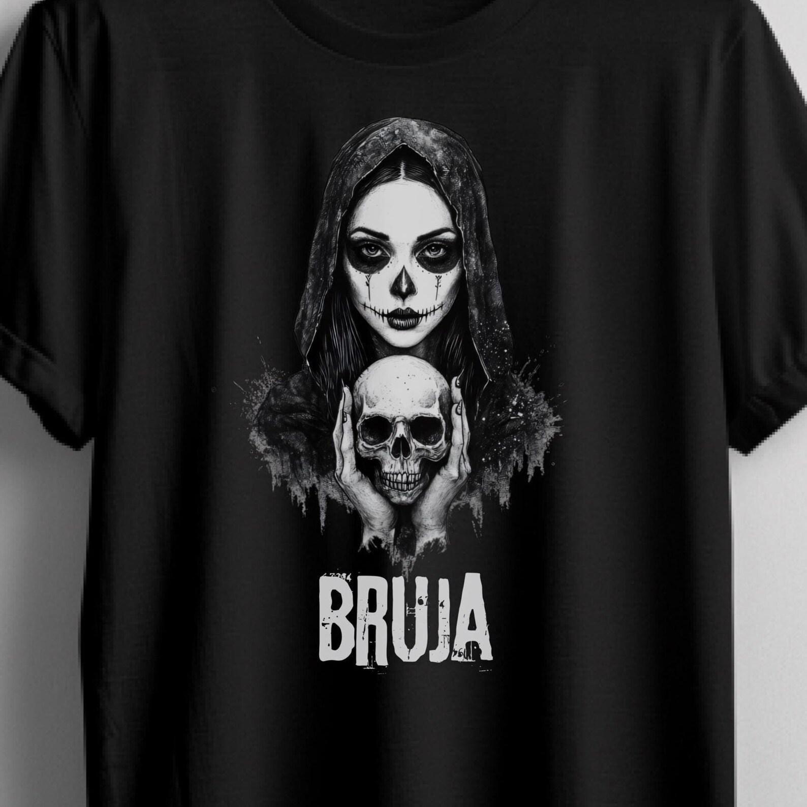 Bruja Chingona T-Shirt: Latina Witch Halloween Tee S