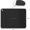 Silicone Coaster, 2PCS Anti-Slip Heat Resistant 250C Multi-Function Spoon Rest