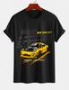 Unisexs Pure Cotton Solid Color Tshirt Urban Legend Street King Jdm Sports Car Print Crew Neck Short Sleeve Street Casual Top