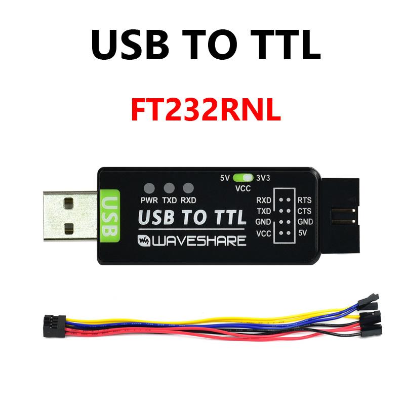 Industrial USB TO TTL Converter FT232RNL / CH343G Multi Protection & Systems Support