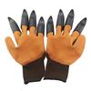 1 Paar - Gartenhandschuhe mit Krallen Grabhandschuhe Garten Gemüse Blumengarten Pflanzfest Schützende Latexhandschuhe