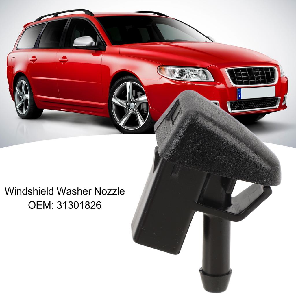 Windshield Washer Nozzle 31301826 Leakproof Windscreen Washer Jet for XC70 III 2011 to 2013