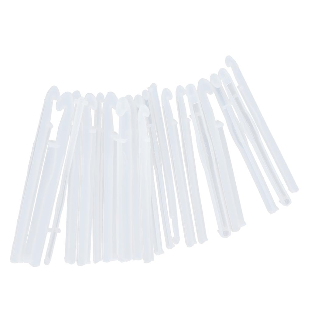 20Pcs Crystal Epoxy Mould DIY Knitting Sweaters Tools Making Silicone Craft Moulds