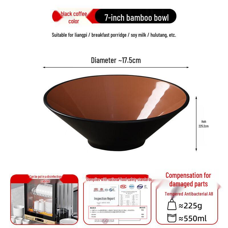 Melamine Japanese-Style Noodle Bowl